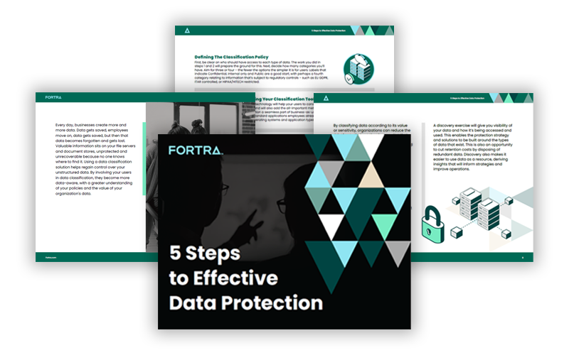 5 steps to effective data protection
